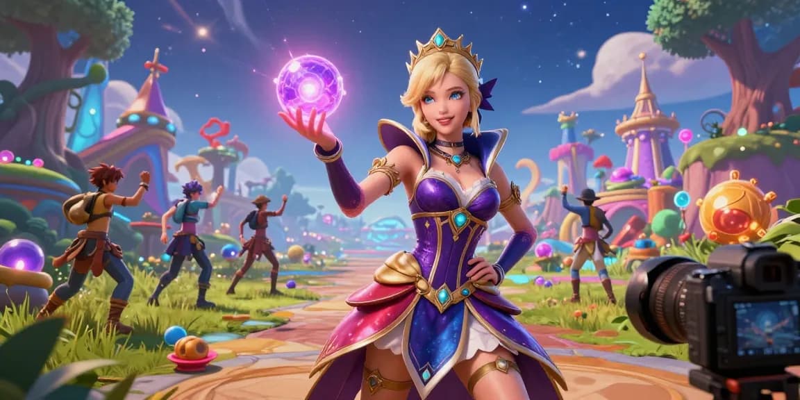 Engaging scene of mind control hentai characters in a vibrant gaming environment showcasing fantasy elements and strategy.