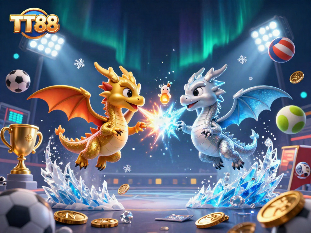 Engage with TT88's thrilling gaming adventure featuring dynamic dragons and exhilarating sports elements.