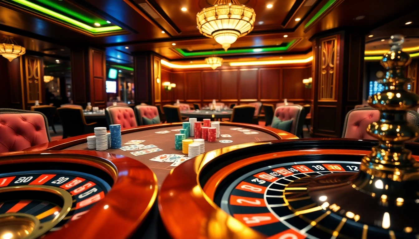 Experience the excitement at U888 com with players enjoying a high-stakes poker game at a luxurious casino table.