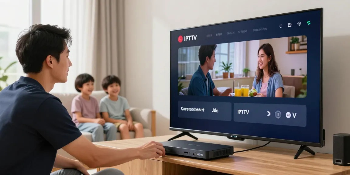Local IPTV Services by a trusted provider setting up home entertainment.