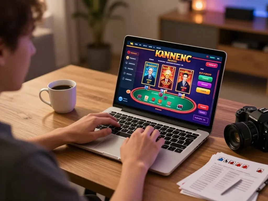 Engaging online casino gameplay at Trang chủ 789Club with a player strategizing from home.