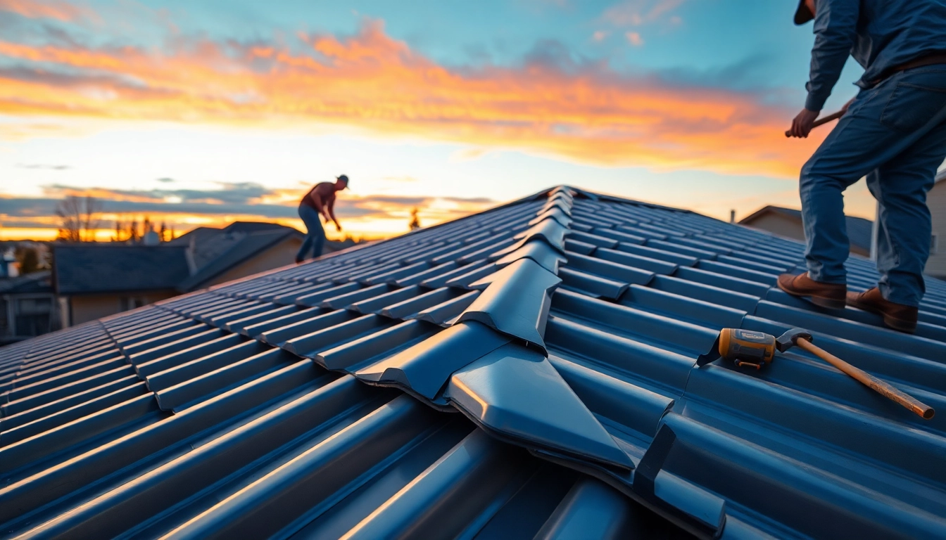 Enhance your home with metal roofing Calgary showcasing expert installation techniques.