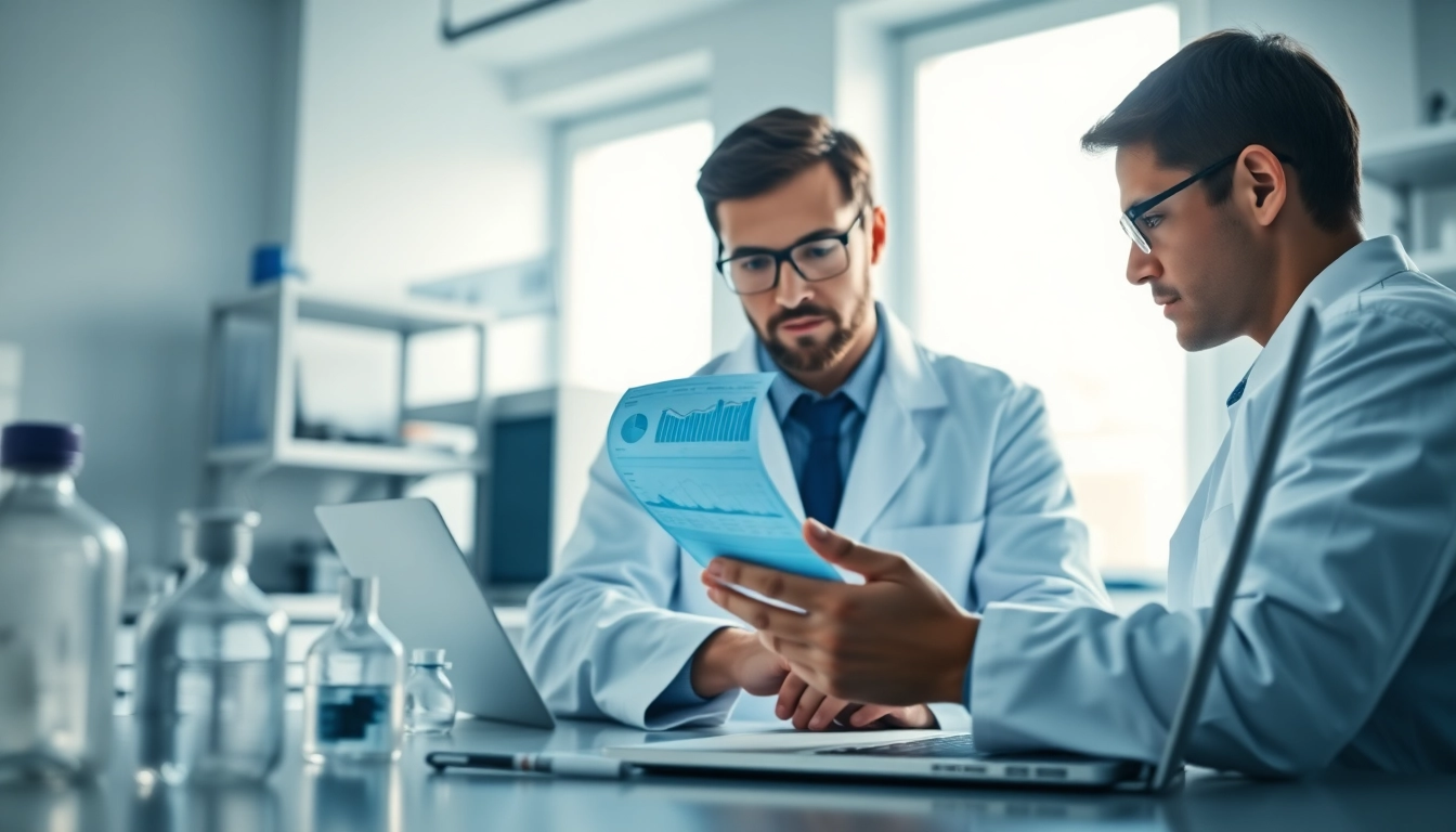 Tirzepatide research highlights a scientist analyzing data in a modern lab environment.