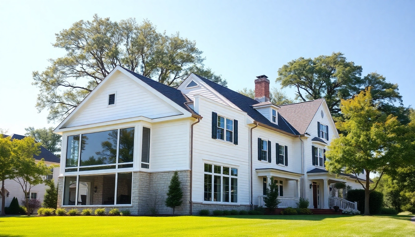 Beautiful colonial home addition enhancing the traditional charm while blending modern features.