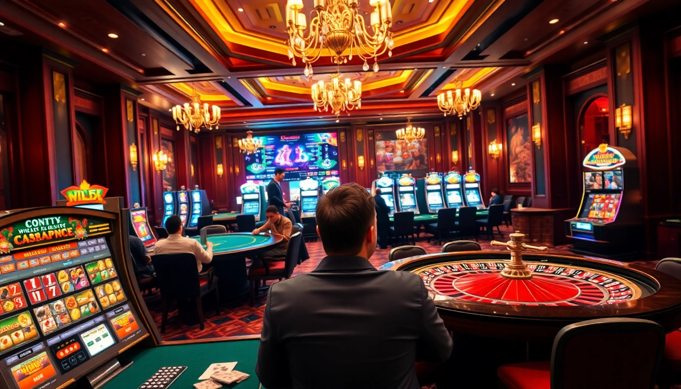 Experience the excitement of win55 online with vibrant casino games and bustling players