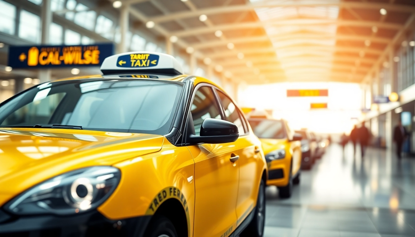 Taxi service at Heathrow, Gatwick showcasing vibrant transportation for travelers.