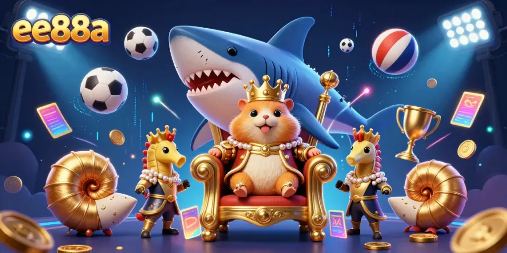 Experience excitement with ee88a as golden hamster king reigns over a dynamic casino world.