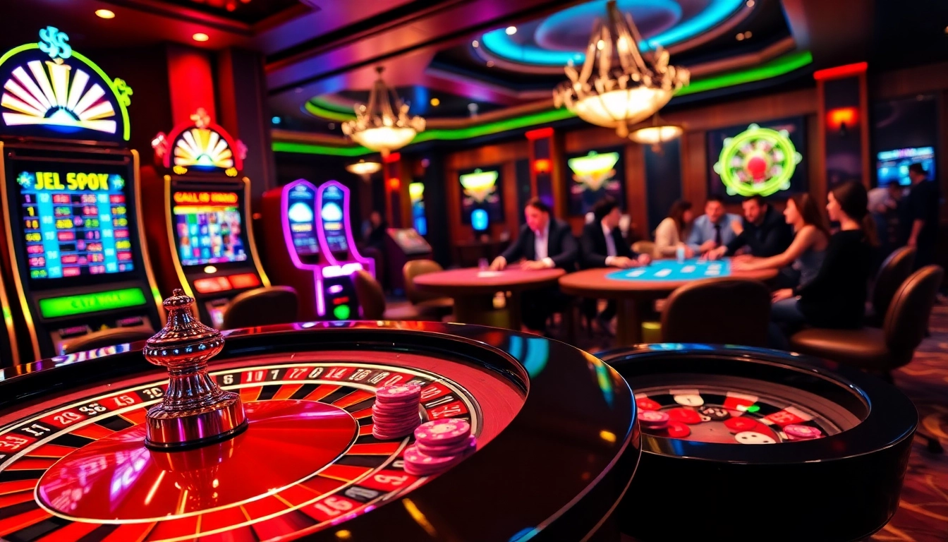 Experience thrilling gaming action at s8s.reviews with vibrant casino tables and poker chips.