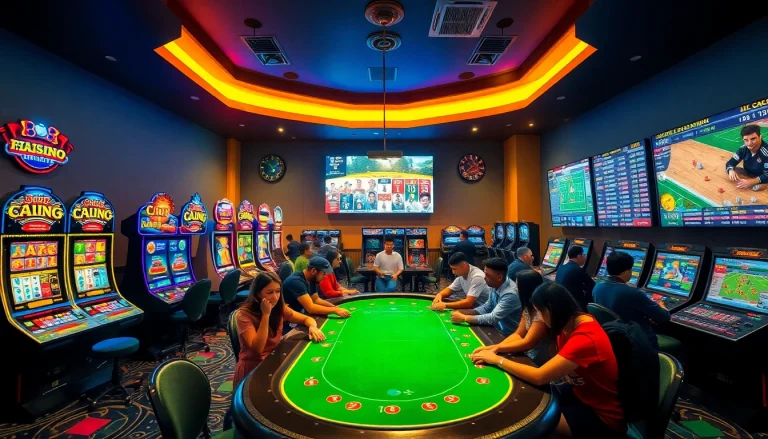 Engaging online gaming scene showcasing ev88win.live with casino games and sports betting interfaces.