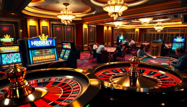 Experience the thrill of HBBET casino action with roulette, slots, and poker games.