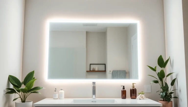 Illuminate your led mirror bathroom with sleek designs and elegant reflections.
