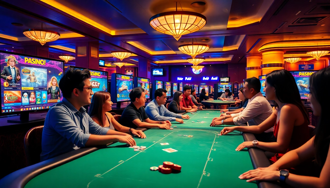 Experience dynamic online gaming at tk88win.live with vibrant casino scenes and engaging players.