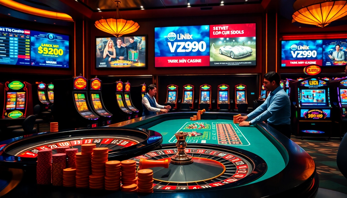 Experience the thrill of online gambling with link tại vz99 at our vibrant casino.