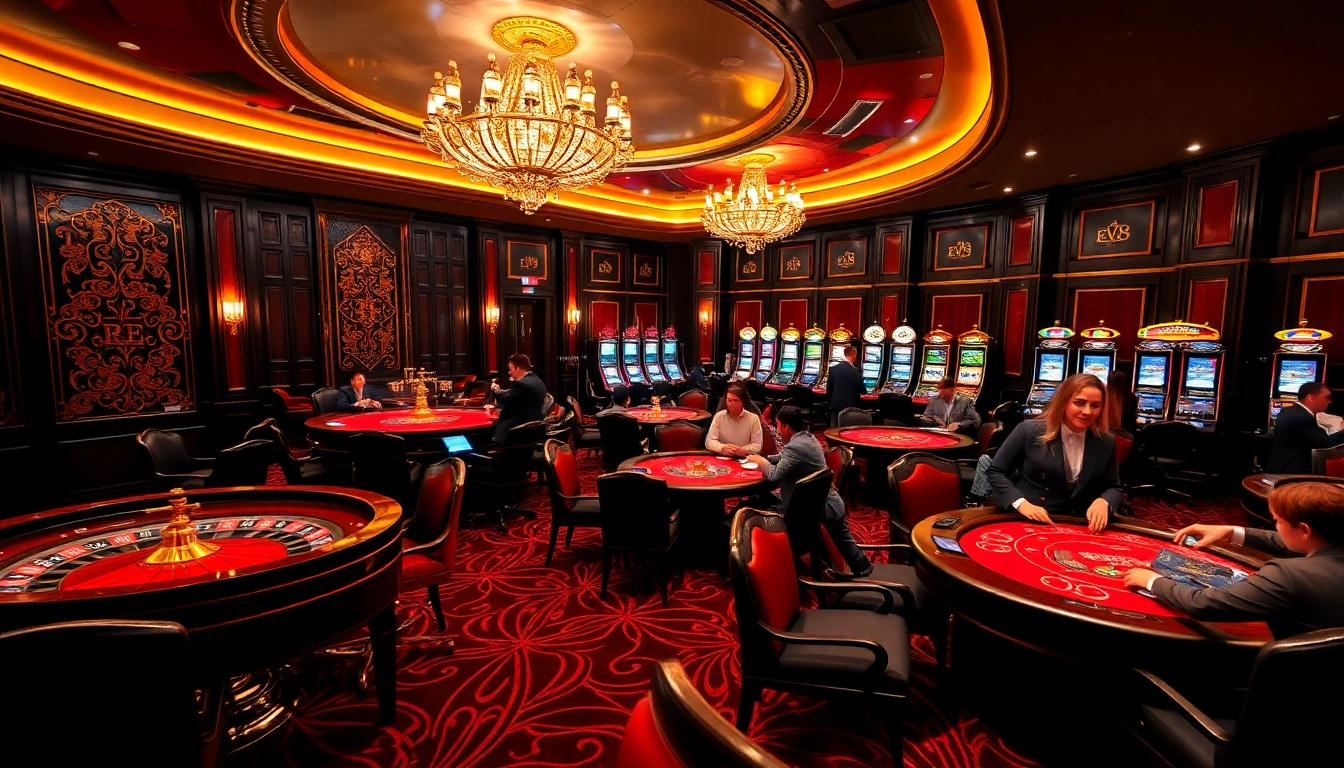 Experience EV88 VIP gaming with lavish casino tables and exclusive slots.