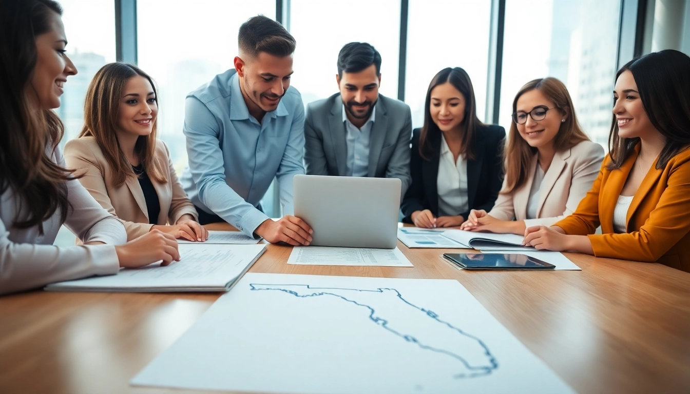 Register Florida LLC with a diverse team collaborating in a professional office setting.