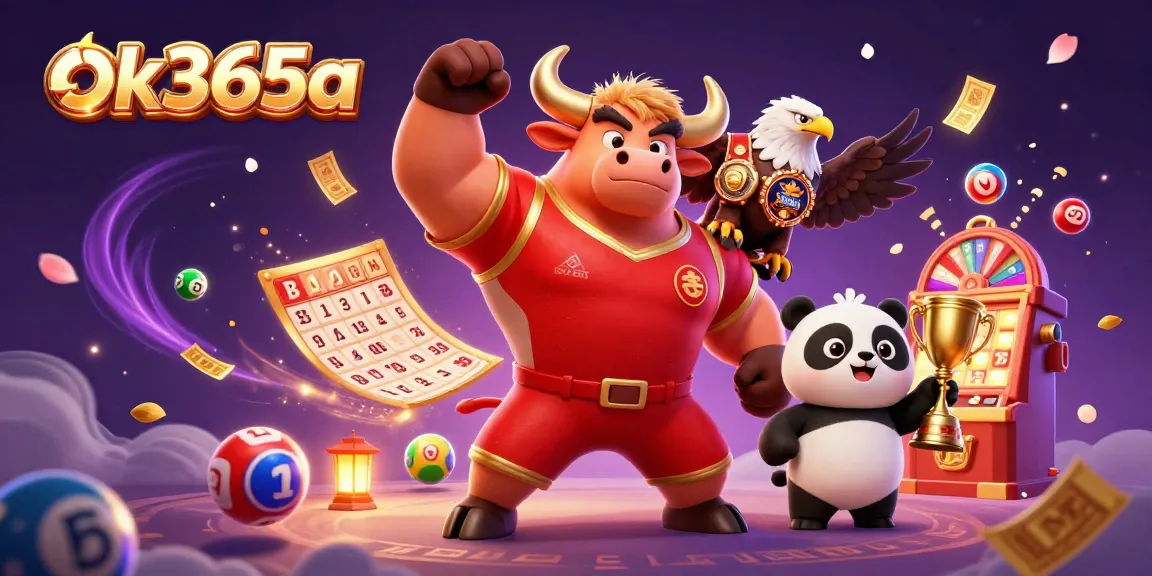 Engage in enriching entertainment with ok365aโs vibrant casino scene featuring lottery elements.