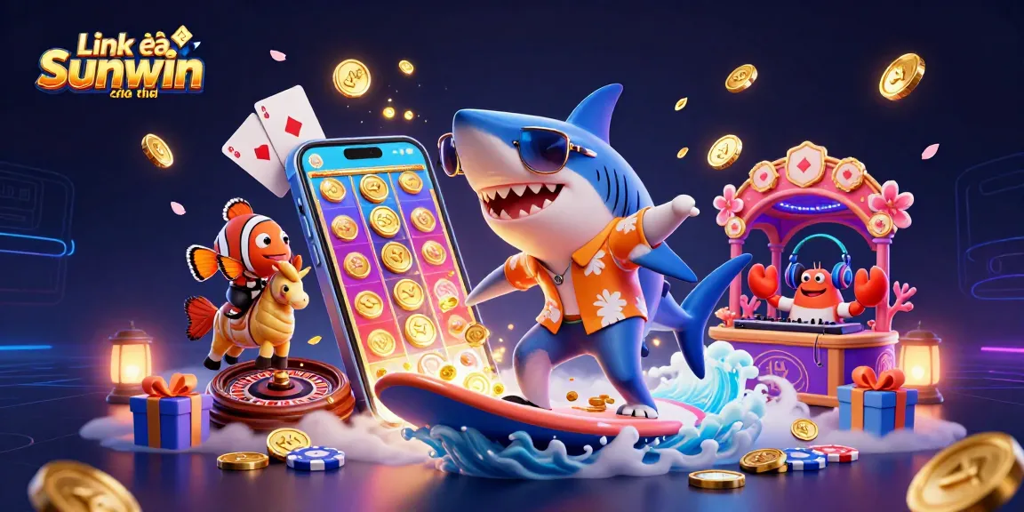 Engage in gaming excitement at Link vào Sunwin chính thức with vibrant characters and thrilling casino elements.