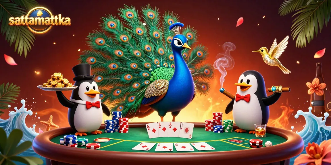 Experience sattamattka with vibrant casino characters and dynamic gaming elements in this colorful scene.
