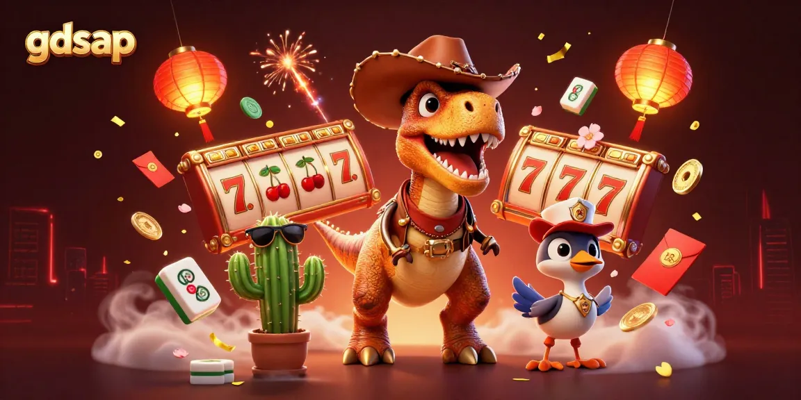 Experience gdsap's vibrant 3D casino world with engaging characters and dynamic slot elements.